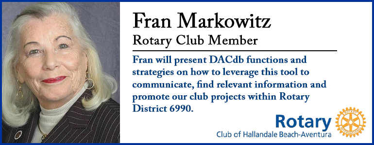 Rotary Club Meeting: May 12, 2021