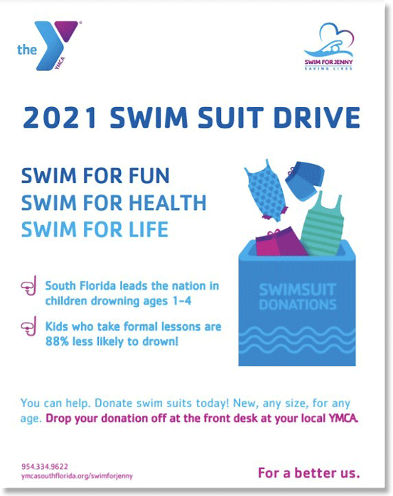 YMCA 2021 Swim Suit Drive