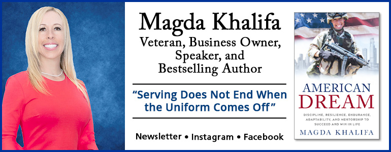 Magda Khalifa / Veteran, Business Owner, Speaker, and Bestselling Author